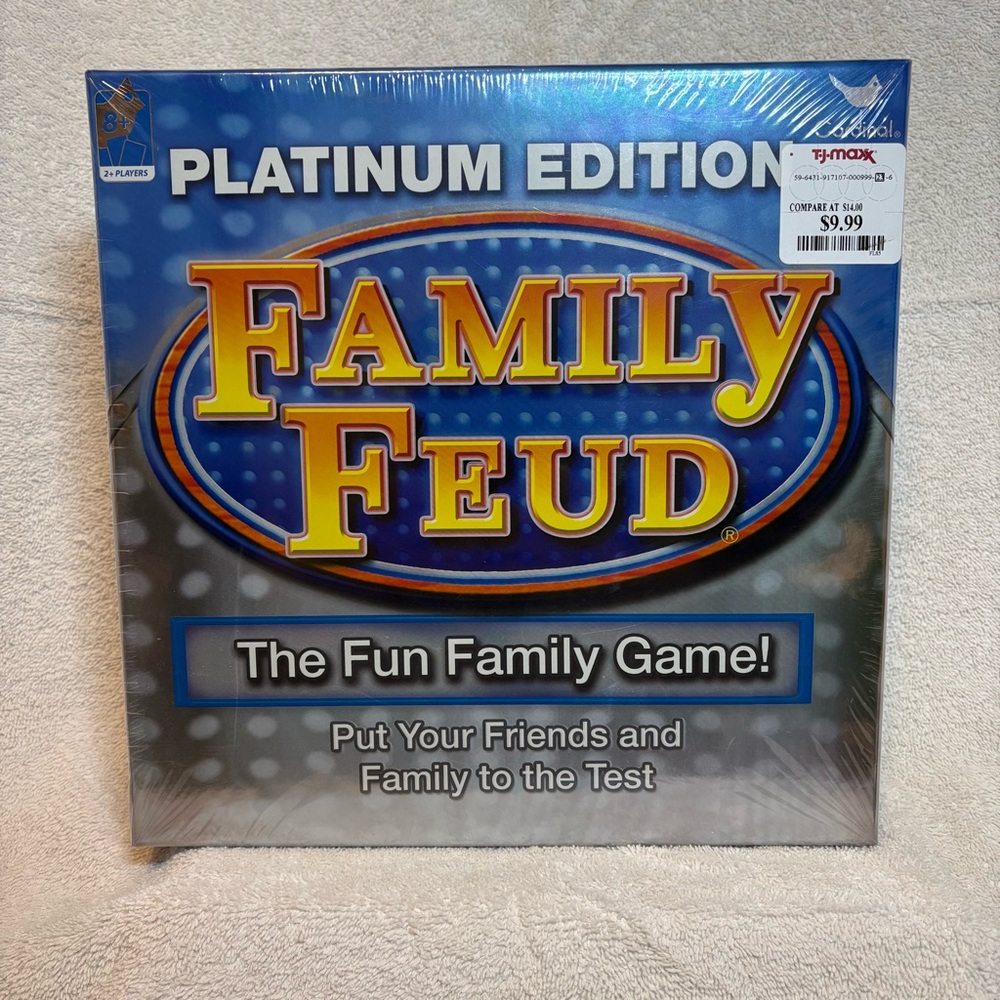 Family Feud Platinum Edition Board Game, New In Sealed Box